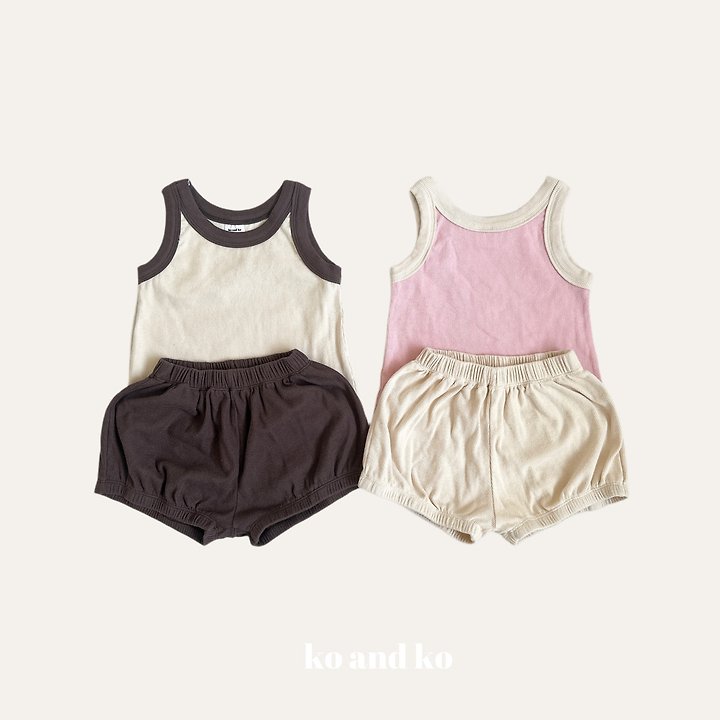 Ko And Ko - Korean Baby Fashion - #onlinebabyboutique - Romper Set