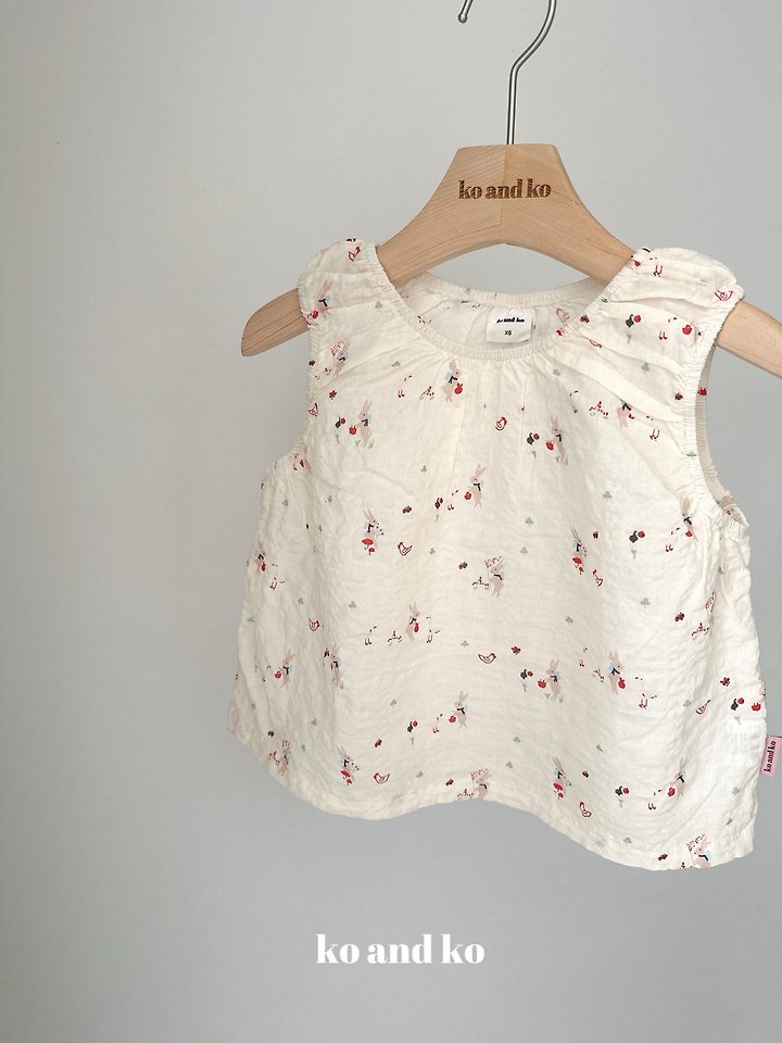 Ko And Ko - Korean Baby Fashion - #onlinebabyshop - Jenny Sleeveless Blouse - 8