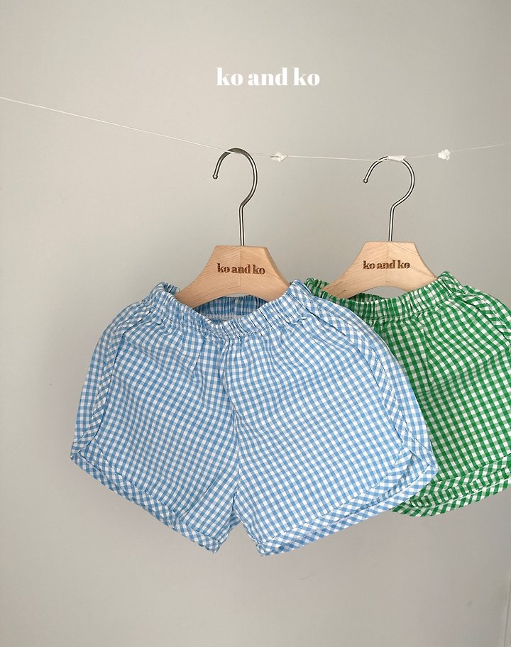 Ko And Ko - Korean Baby Fashion - #onlinebabyshop - Check Rappa Pants