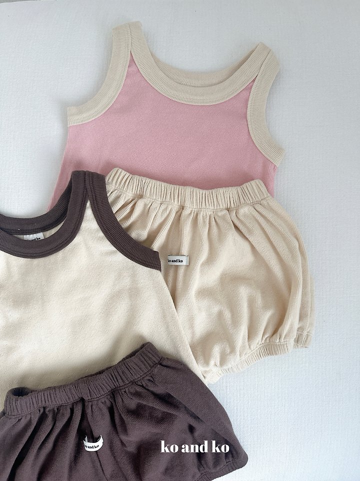 Ko And Ko - Korean Baby Fashion - #onlinebabyshop - Romper Set - 2