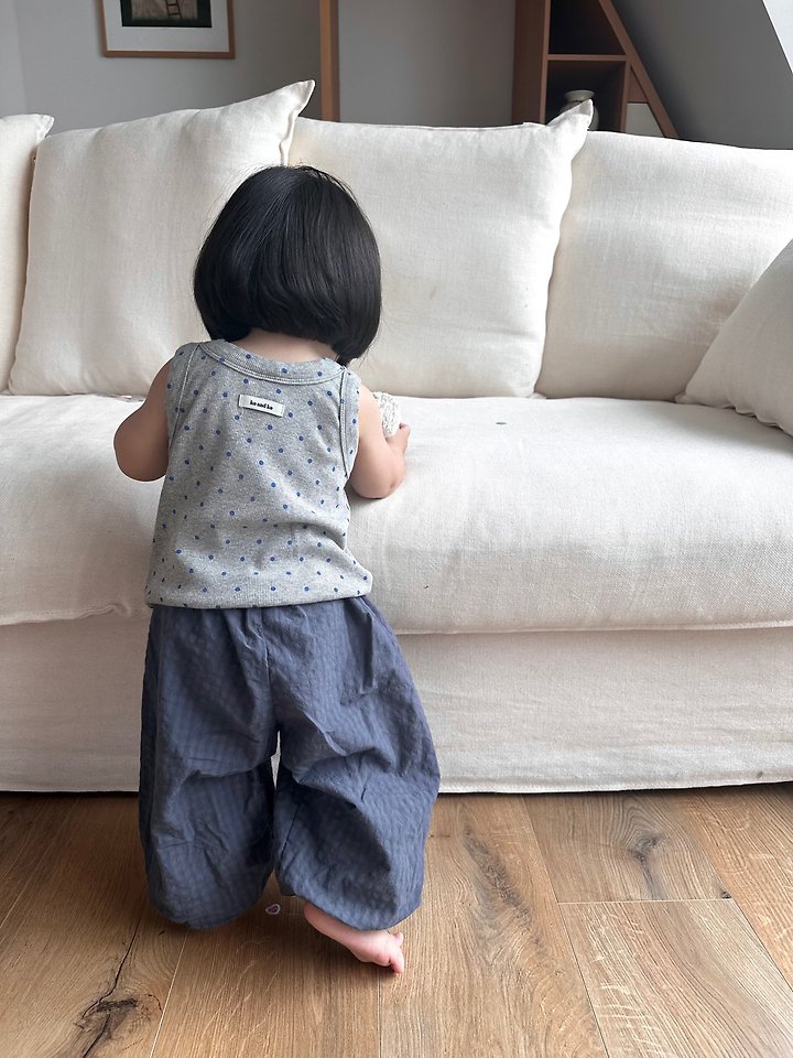 Ko And Ko - Korean Baby Fashion - #smilingbaby - Circle Sleeveless Top - 12