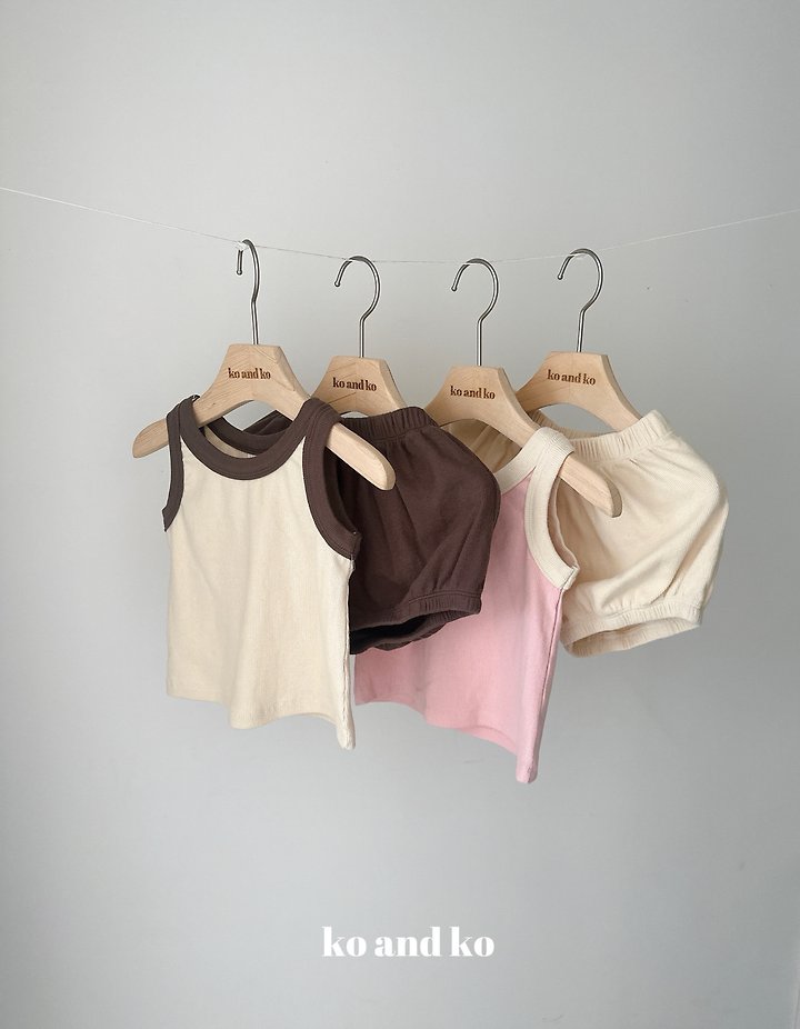 Ko And Ko - Korean Baby Fashion - #smilingbaby - Romper Set - 3