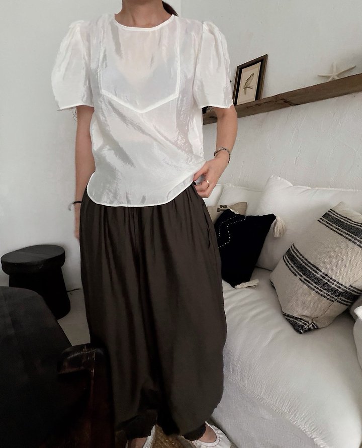Lagrass - Korean Women Fashion - #momslook - Via Blouse - 4