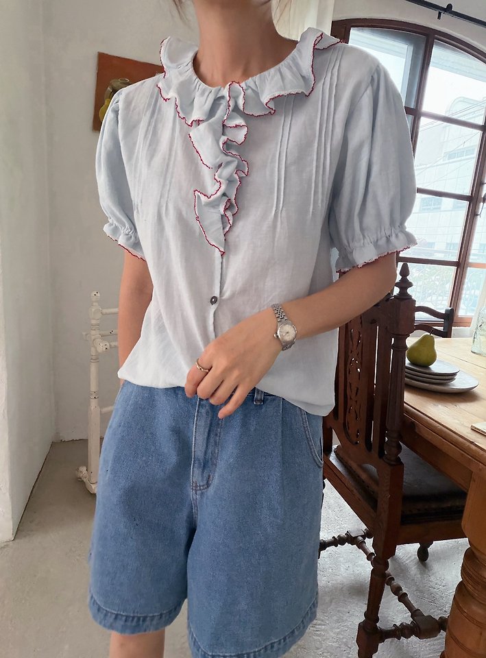 Lagrass - Korean Women Fashion - #momslook - Jeremy Blouse - 10