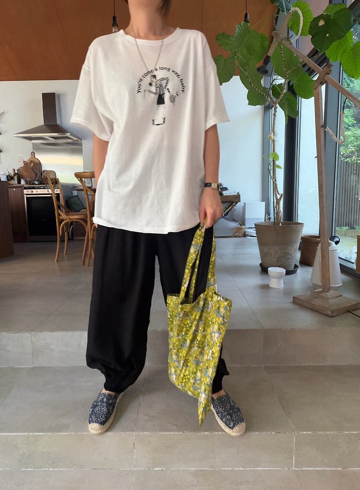 Lagrass - Korean Women Fashion - #momslook - Long Way Tee - 5
