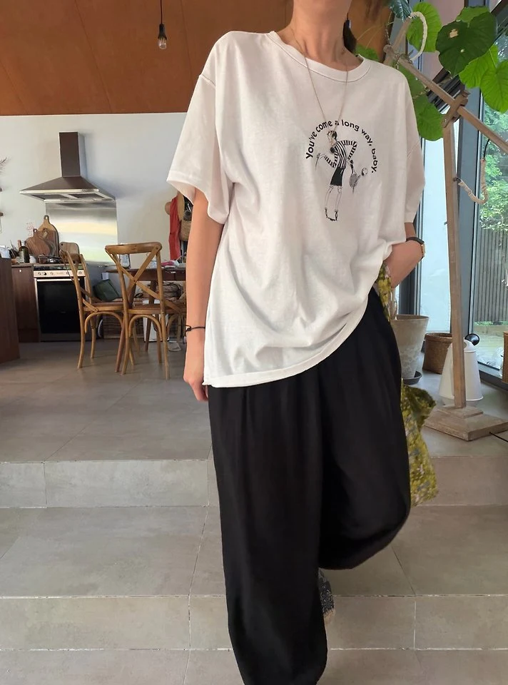 Lagrass - Korean Women Fashion - #momslook - Long Way Tee - 7
