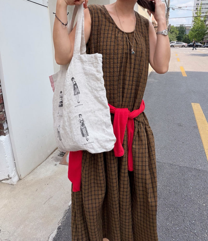 Lagrass - Korean Women Fashion - #womensfashion - Better Check One-piece - 4