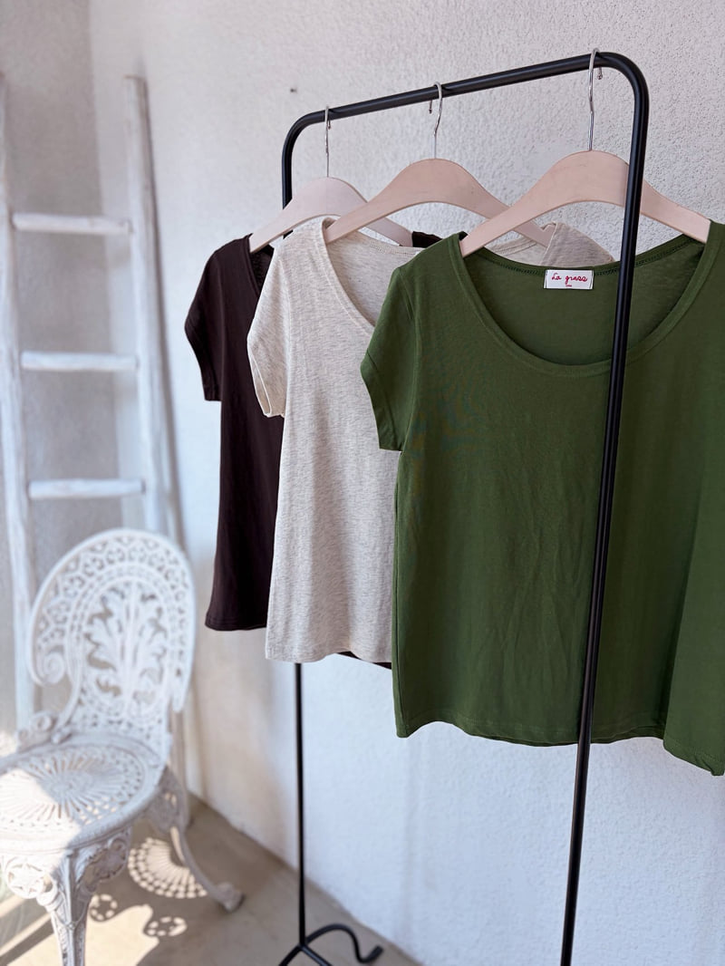 Lagrass - Korean Women Fashion - #womensfashion - Return Tee - 4