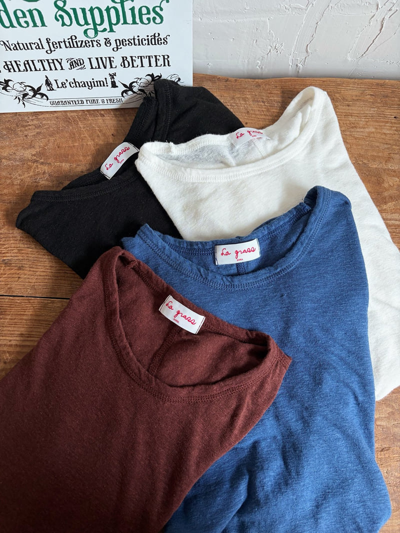 Lagrass - Korean Women Fashion - #momslook - Elma Tee