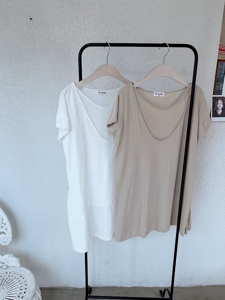 Lagrass - Korean Women Fashion - #restrostyle - Cooling Tee - 6