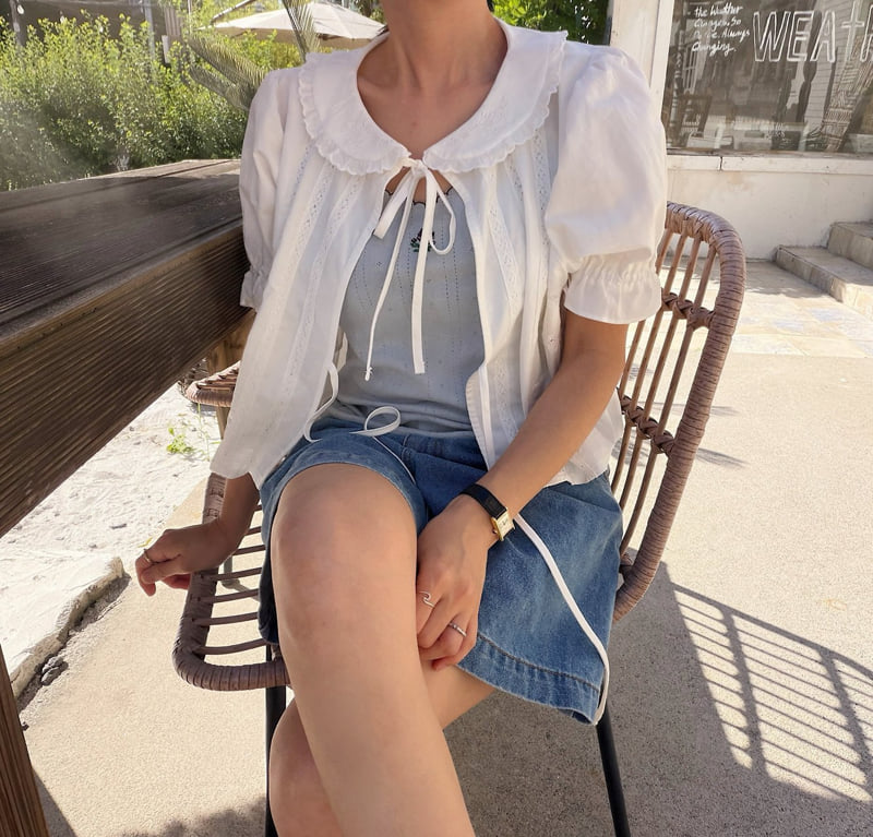 Lagrass - Korean Women Fashion - #romanticstyle - Hari Blouse - 2