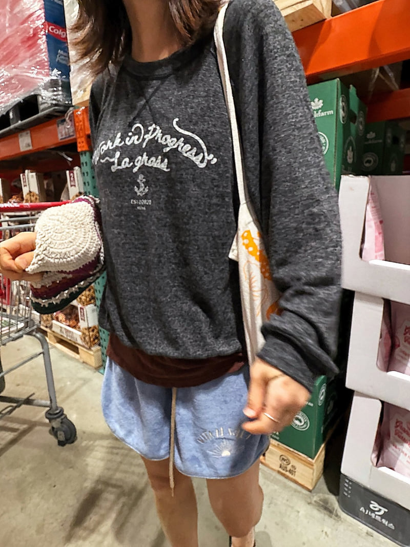 Lagrass - Korean Women Fashion - #vintageinspired - Work Sweatshirt