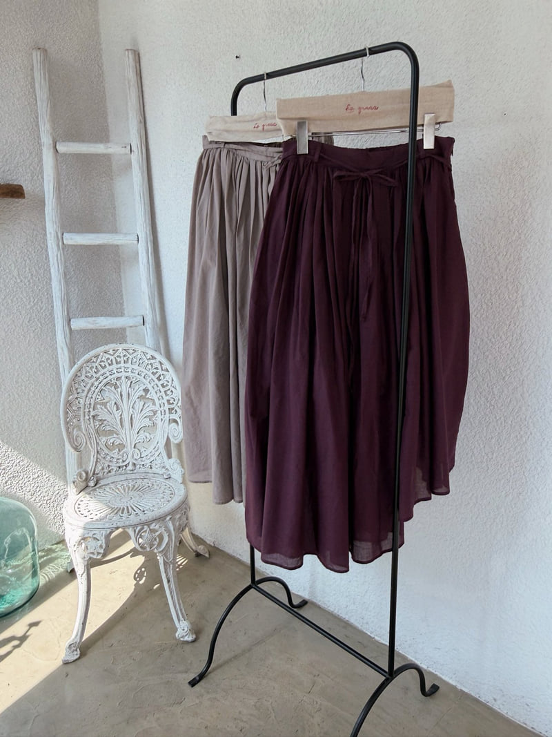 Lagrass - Korean Women Fashion - #vintageinspired - Borin Skirt - 9