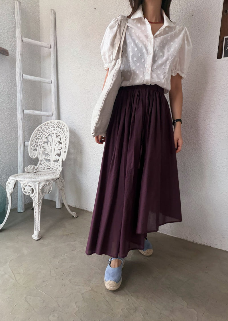 Lagrass - Korean Women Fashion - #vintageinspired - Songi Embroidered Blouse - 6