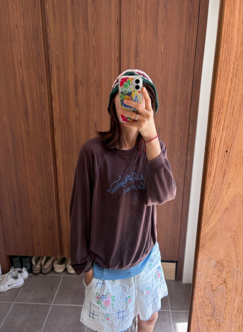 Lagrass - Korean Women Fashion - #vintagekidsstyle - Work Sweatshirt - 2