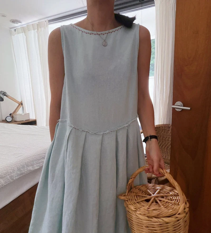 Lagrass - Korean Women Fashion - #womensfashion - Leaf One-piece