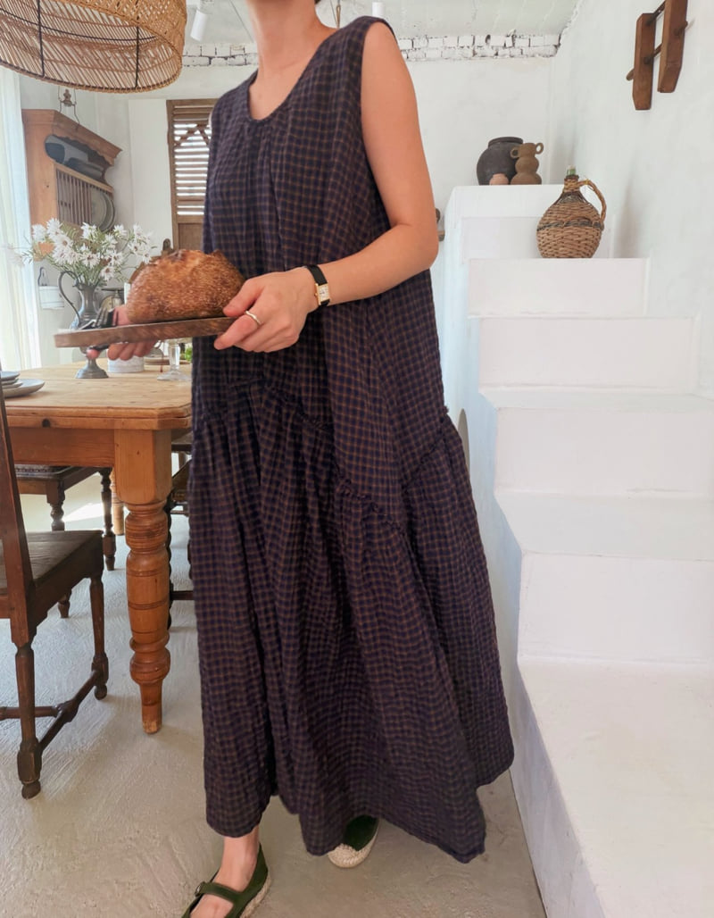 Lagrass - Korean Women Fashion - #womensfashion - Better Check One-piece - 3