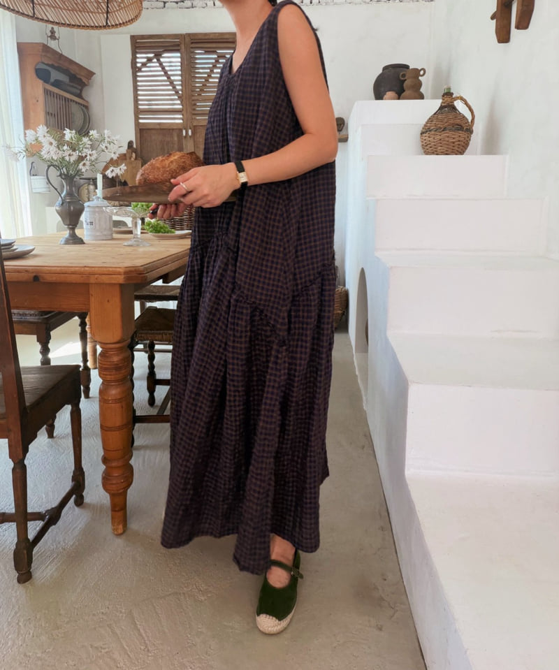 Lagrass - Korean Women Fashion - #womensfashion - Better Check One-piece - 5
