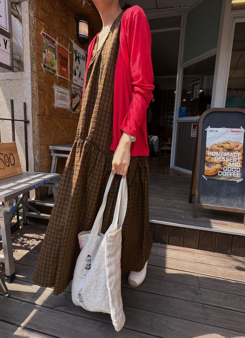 Lagrass - Korean Women Fashion - #womensfashion - Better Check One-piece - 9