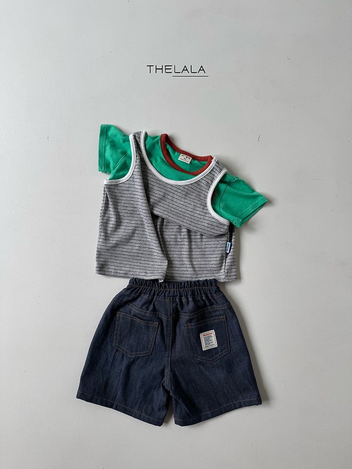 Lala - Korean Baby Fashion - #babyclothing - Indigo Pants - 10