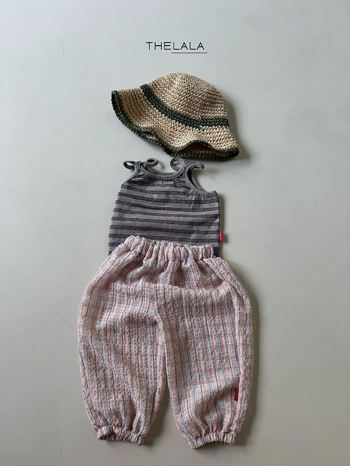 Lala - Korean Baby Fashion - #babyfashion - Sherbet Check Pants - 10