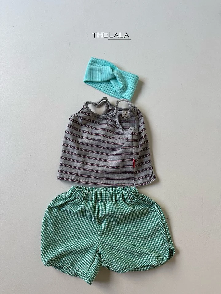 Lala - Korean Baby Fashion - #babyfever - Onion Ring Sleeveless Top - 11