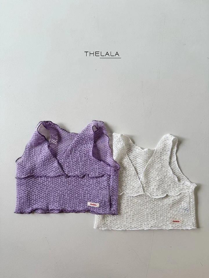 Lala - Korean Baby Fashion - #babyfever - Mesh Knit Vest