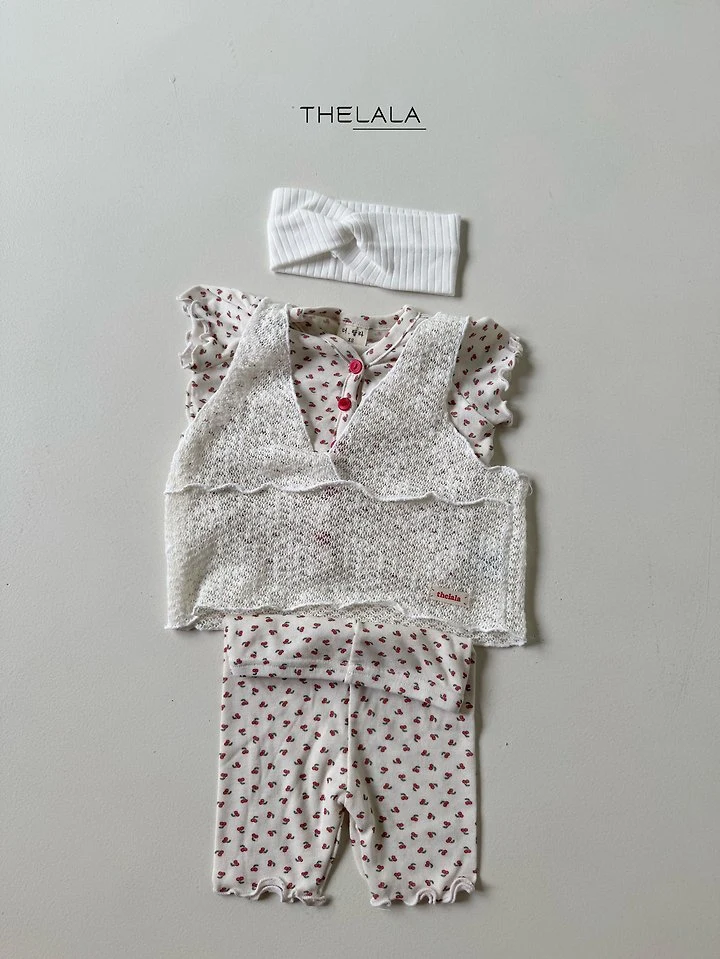 Lala - Korean Baby Fashion - #babylifestyle - Mesh Knit Vest - 4