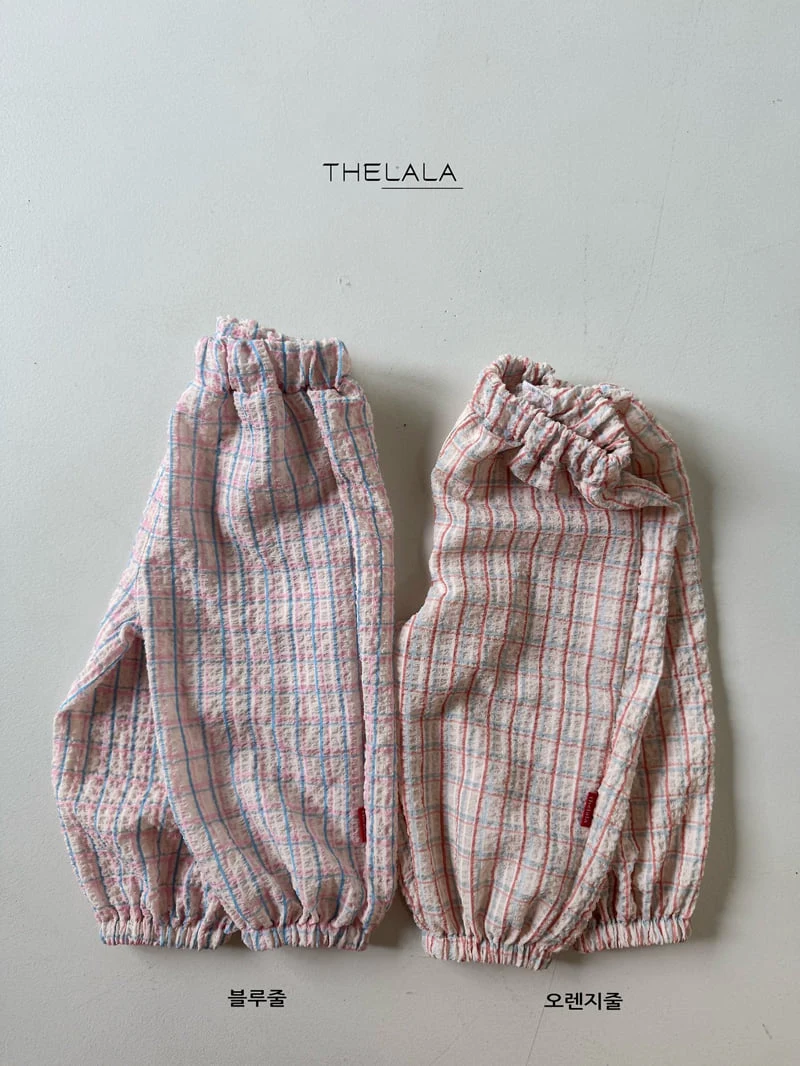 Lala - Korean Baby Fashion - #babyoutfit - Sherbet Check Pants