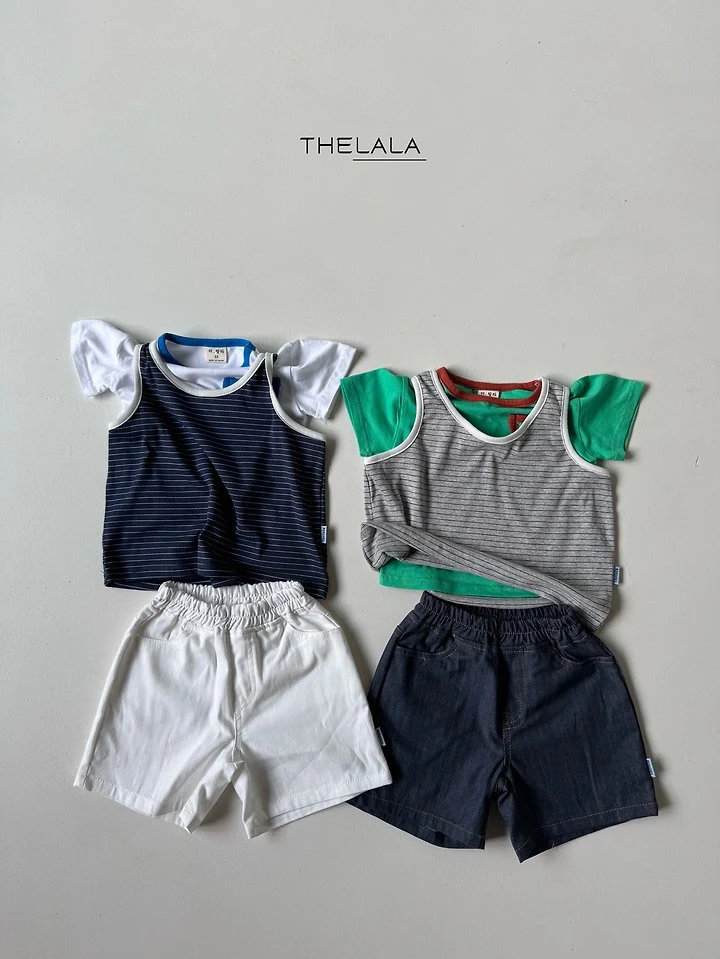 Lala - Korean Baby Fashion - #babyoutfit - Pocket Tee - 5