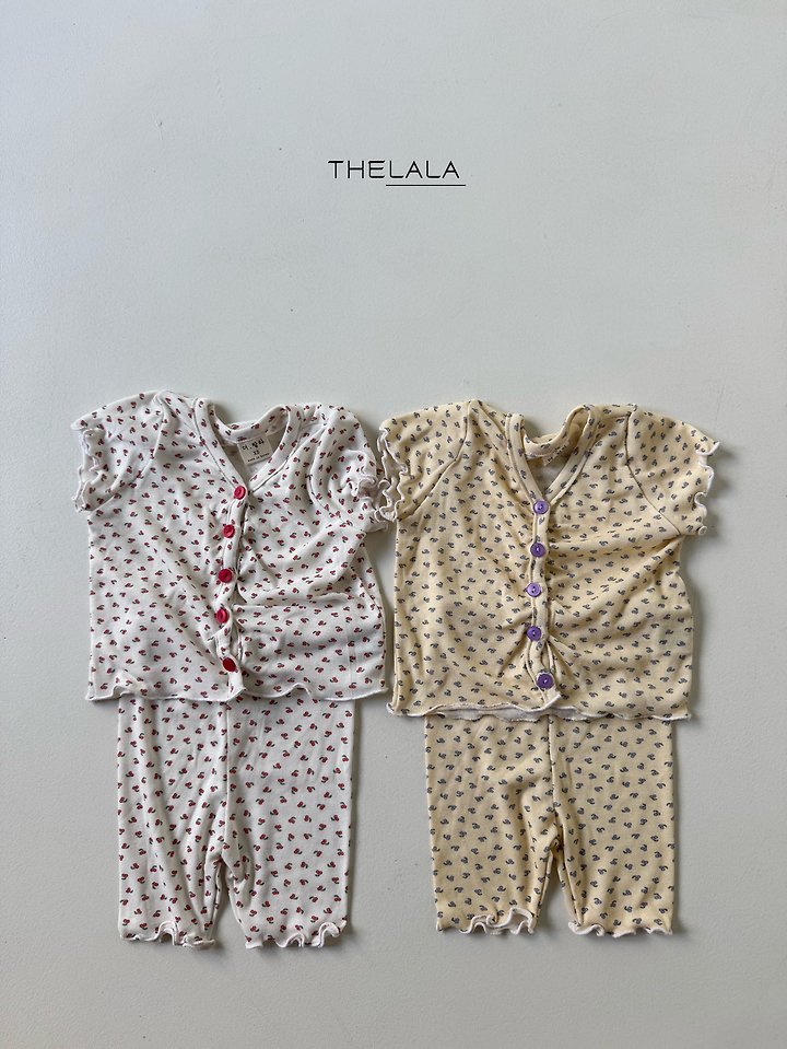 Lala - Korean Baby Fashion - #babyoutfit - Cherry Set - 8