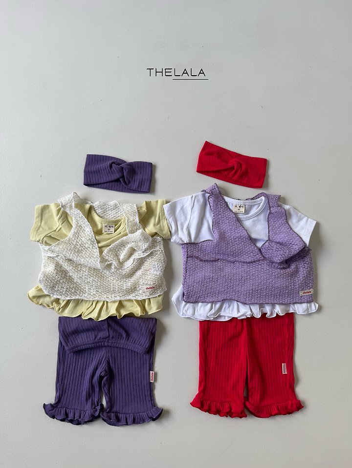 Lala - Korean Baby Fashion - #babywear - Mesh Knit Vest - 8