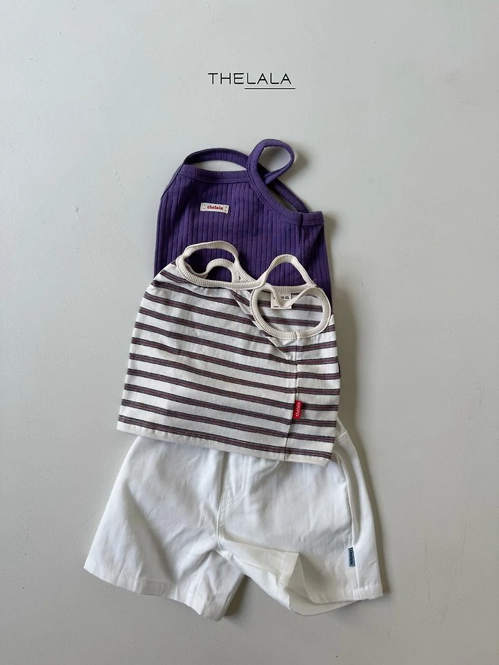 Lala - Korean Baby Fashion - #babywear - Onion Ring Sleeveless Top - 4