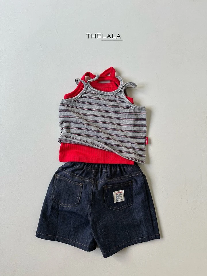 Lala - Korean Baby Fashion - #onlinebabyshop - Indigo Pants - 6