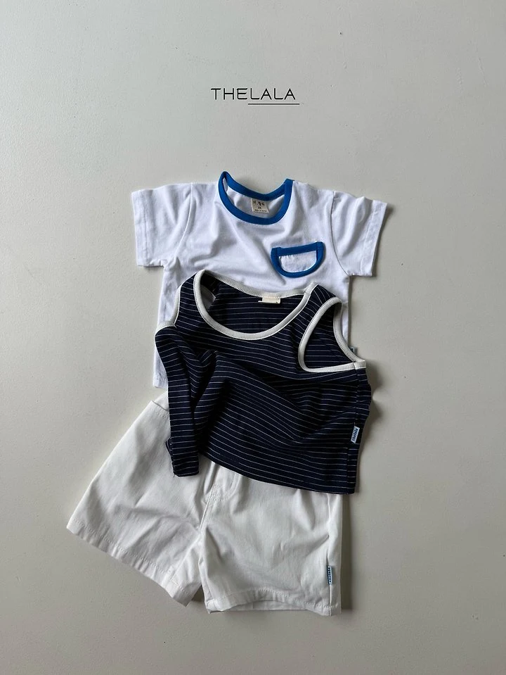 Lala - Korean Baby Fashion - #onlinebabyshop - Pocket Tee - 8