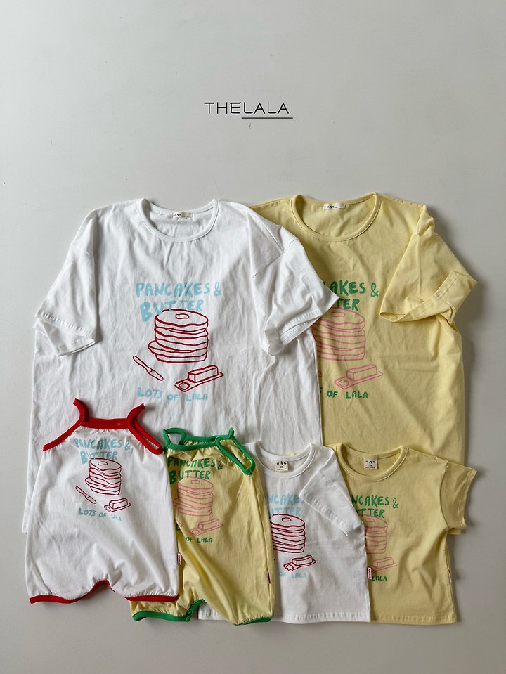 Lala - Korean Women Fashion - #vintagekidsstyle - Pancake Tee (Mom) - 4