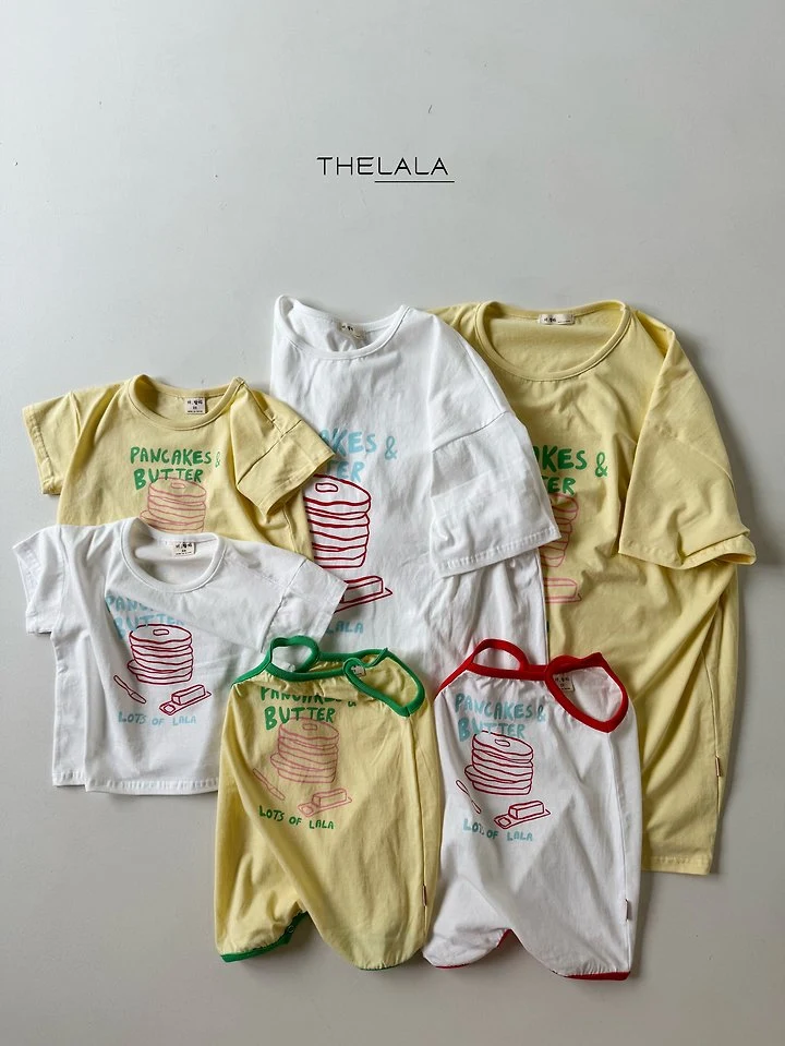 Lala - Korean Women Fashion - #vintagekidsstyle - Pancake Tee (Mom) - 3