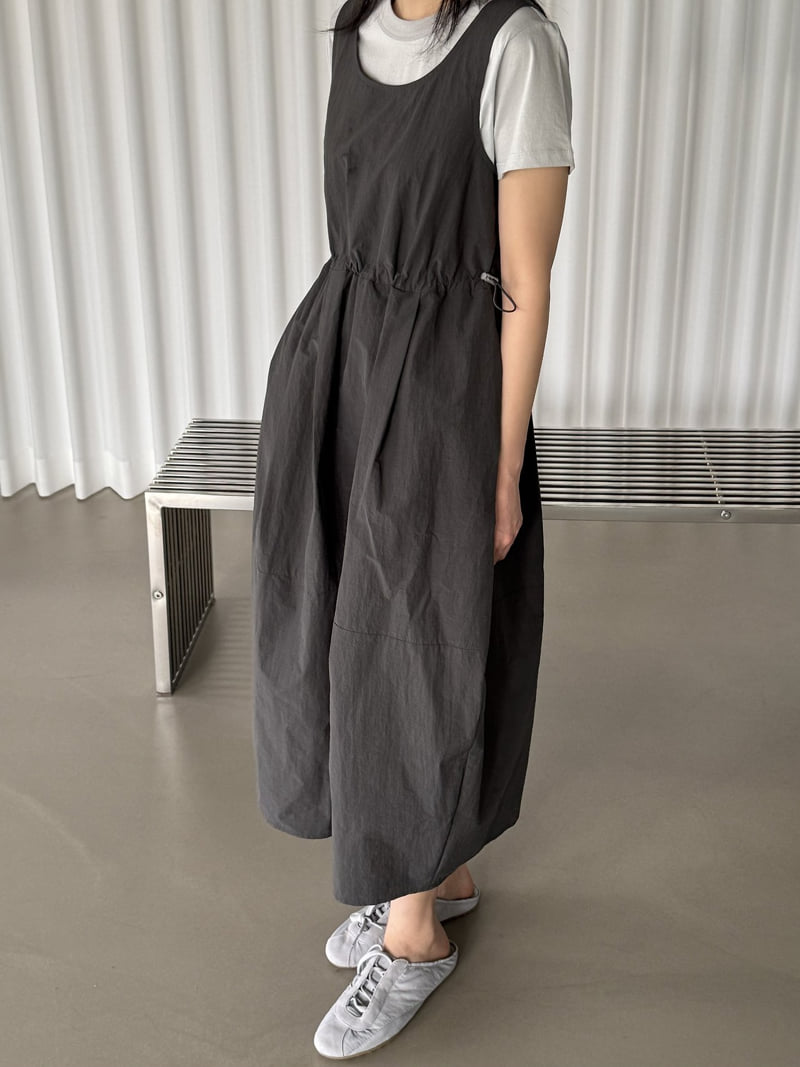 Le Etoile - Korean Women Fashion - #momslook - U-Neck One-piece