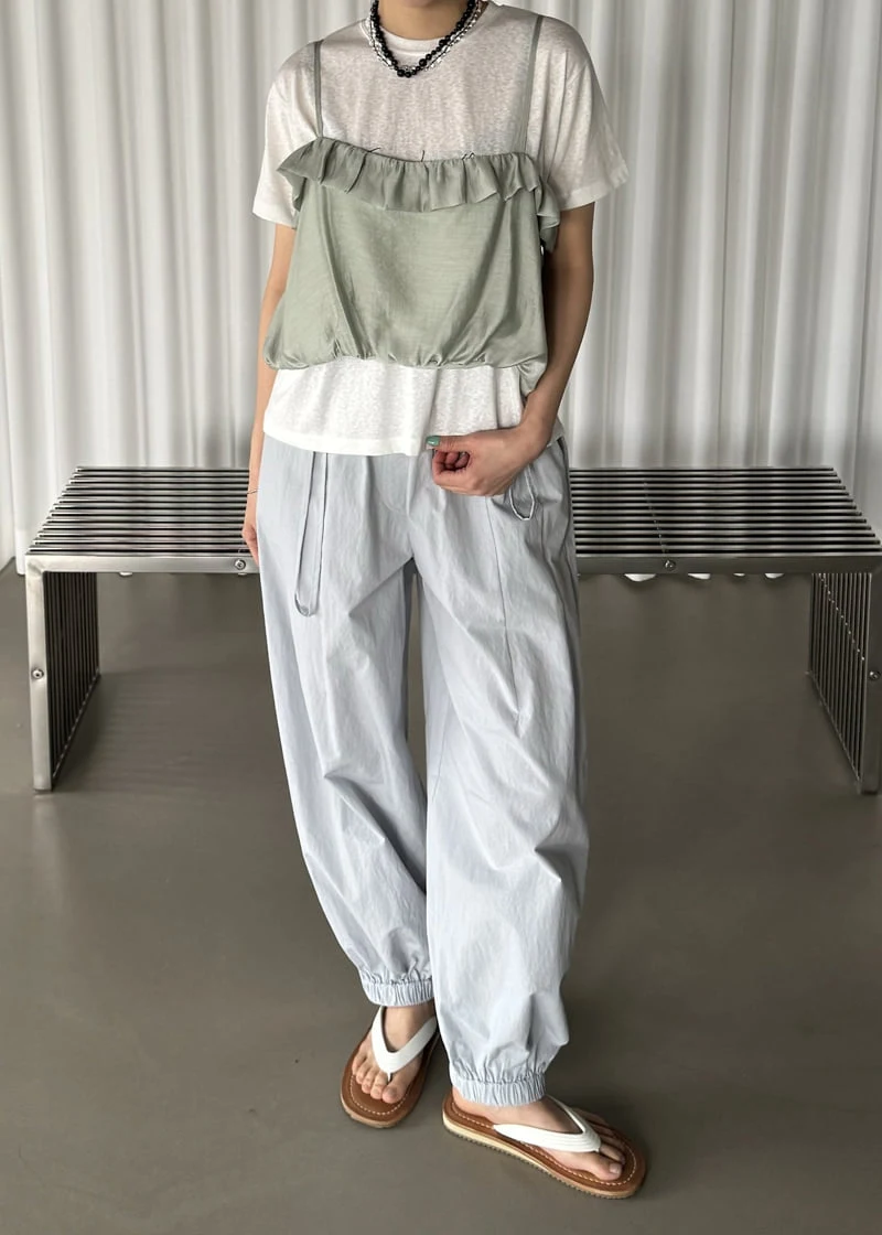 Le Etoile - Korean Women Fashion - #momslook - Balloon Pants - 5