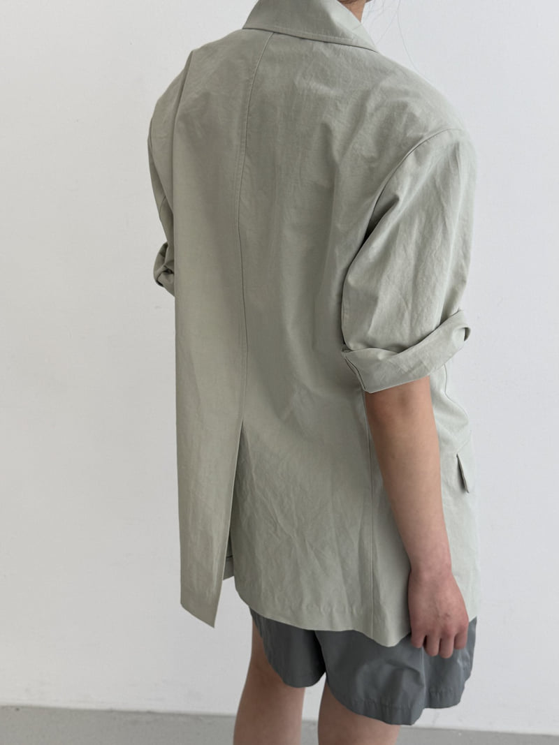 Le Etoile - Korean Women Fashion - #momslook - Basic Short-Sleeve Jacket - 11