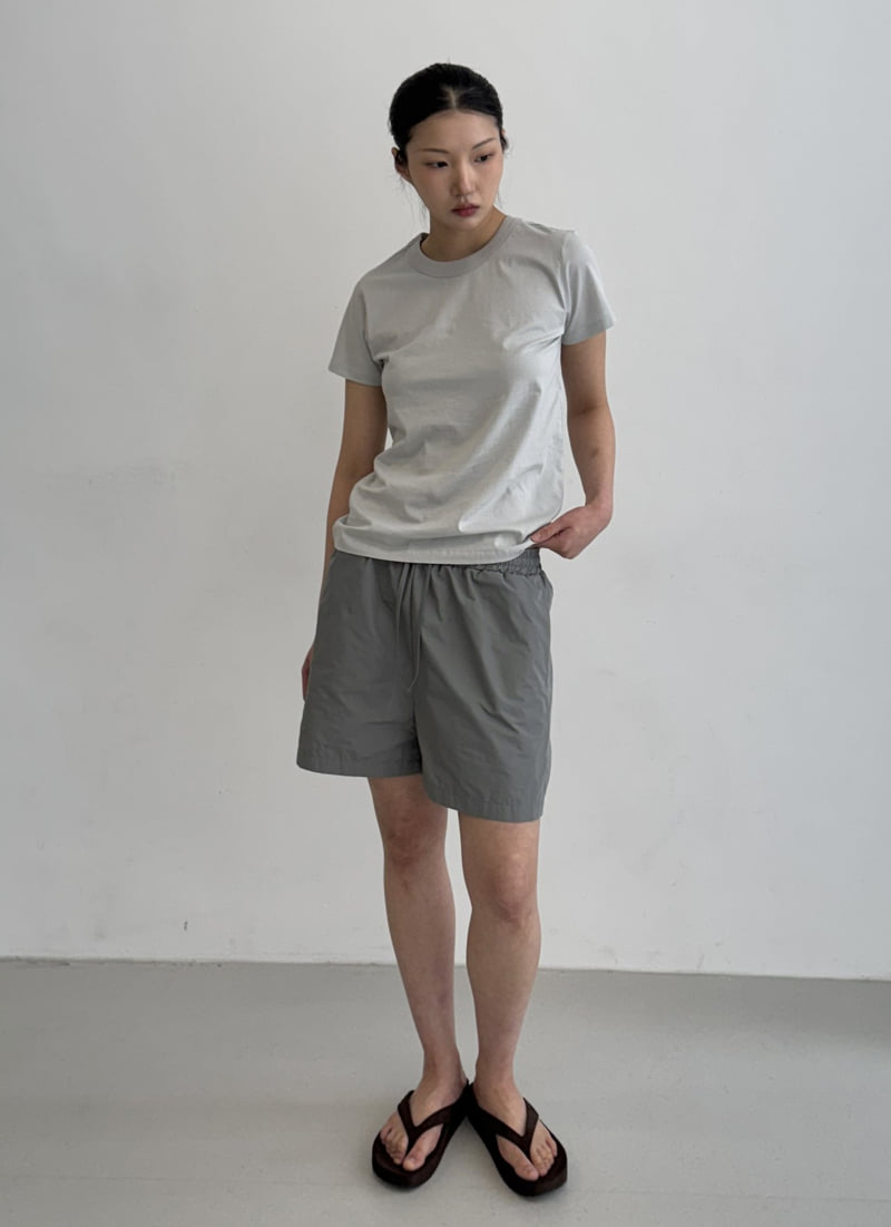 Le Etoile - Korean Women Fashion - #momslook - Slim Short-Sleeve Tee - 7