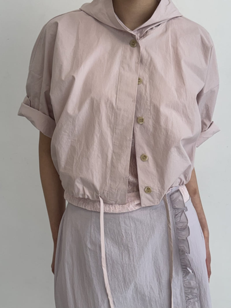 Le Etoile - Korean Women Fashion - #momslook - Hooded Cotton Shirt - 10