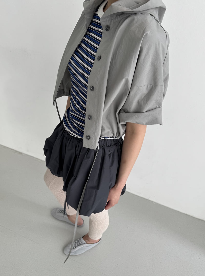 Le Etoile - Korean Women Fashion - #momslook - Hooded Cotton Shirt - 12