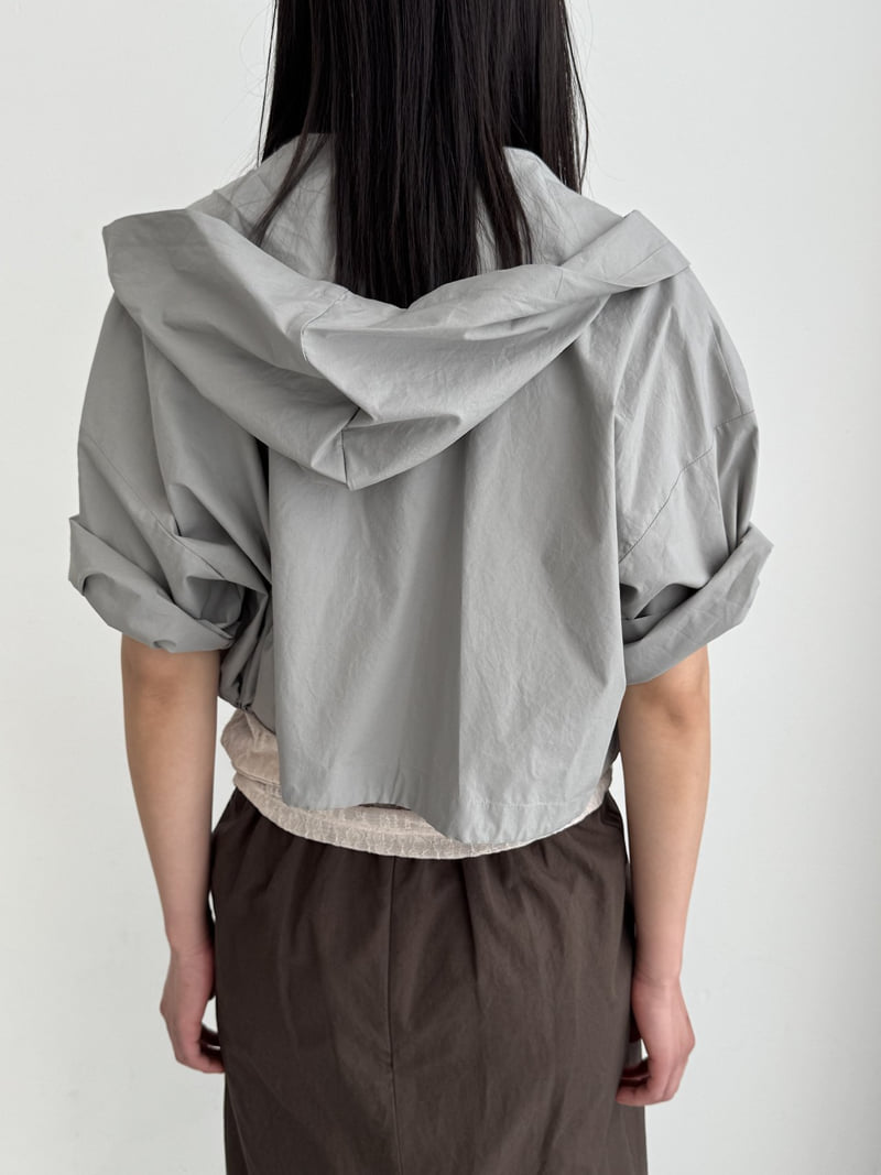 Le Etoile - Korean Women Fashion - #momslook - Hooded Cotton Shirt - 6