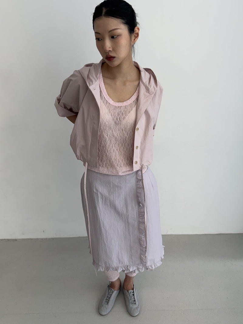 Le Etoile - Korean Women Fashion - #momslook - Hooded Cotton Shirt - 8