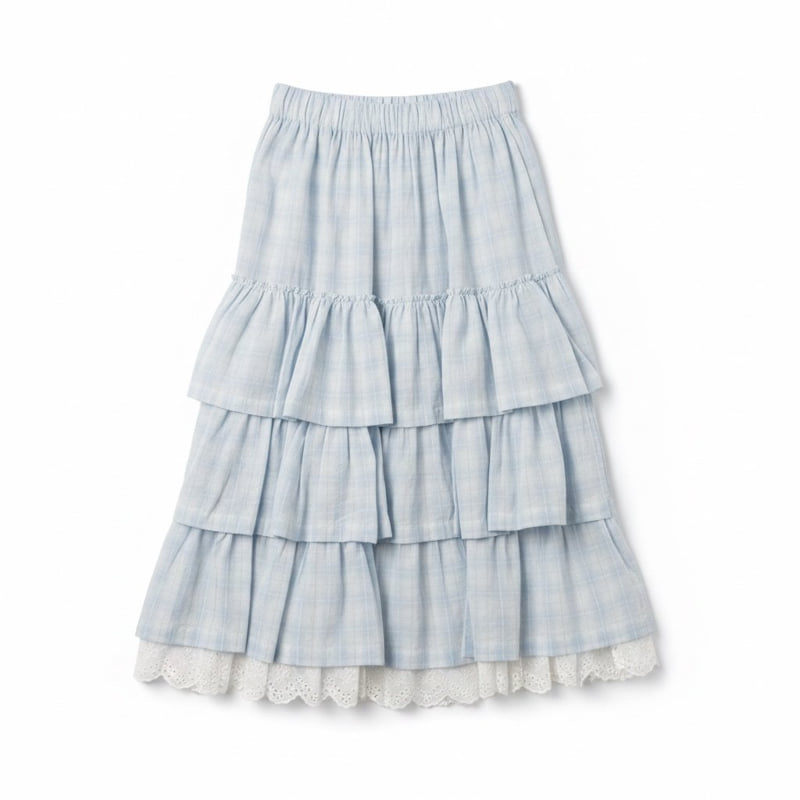 Le Etoile - Korean Women Fashion - #momslook - Y-Tiered Skirt - 11