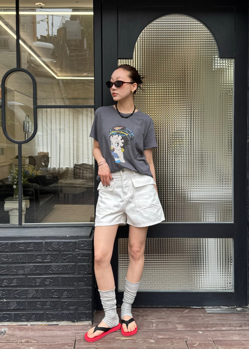 Le Etoile - Korean Women Fashion - #momslook - Washed Cargo Pants - 6