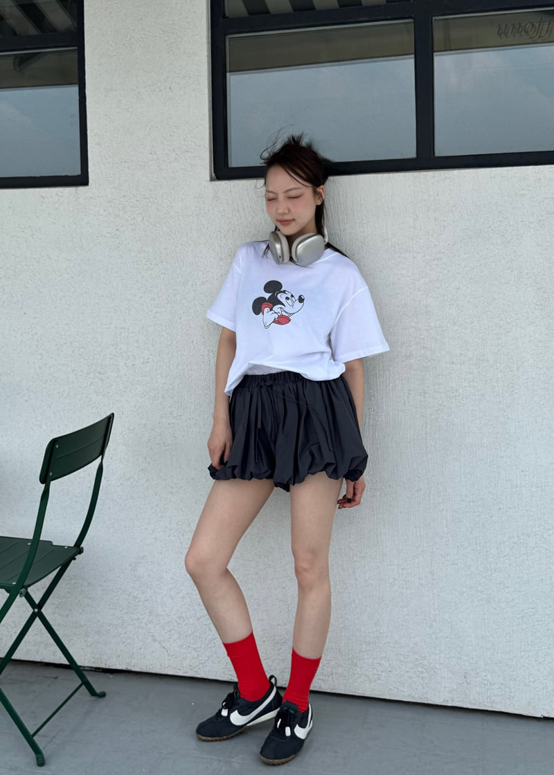 Le Etoile - Korean Women Fashion - #momslook - Phone Mickey Tee
