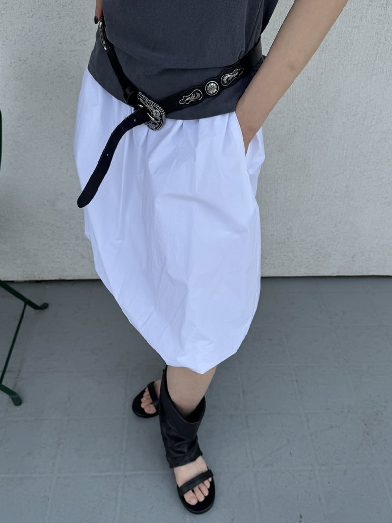Le Etoile - Korean Women Fashion - #momslook - Volume Banding Skirt - 9