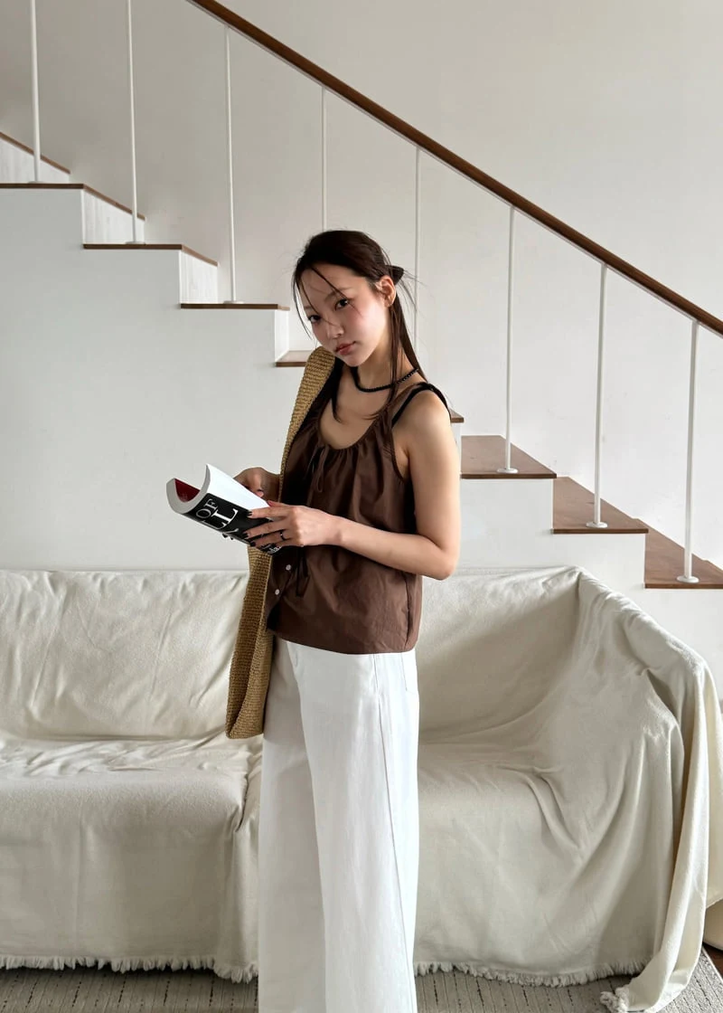 Le Etoile - Korean Women Fashion - #momslook - Sleeveless Blouse - 12